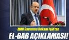 Milli Savunma Bakanı Fikri Işık'tan flaş El Bab açıklaması