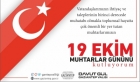 Vali Davut Gül’ün 19 Ekim Muhtarlar Günü mesajı