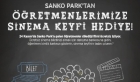 Sanko Park’tan öğretmenlere ücretsiz sinema keyfi